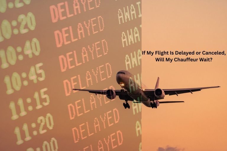 Flight Is Delayed or Canceled, My Chauffeur Wait