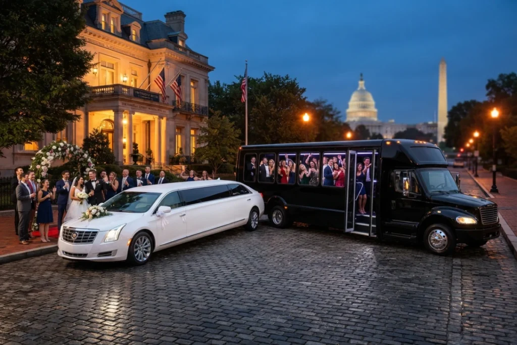 Limo Service DC for Wedding and Party Transportation