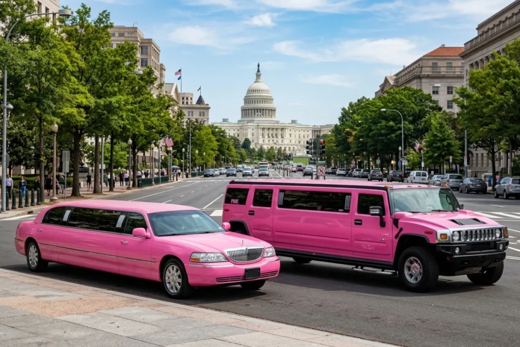Pink Limo Options Available in DC