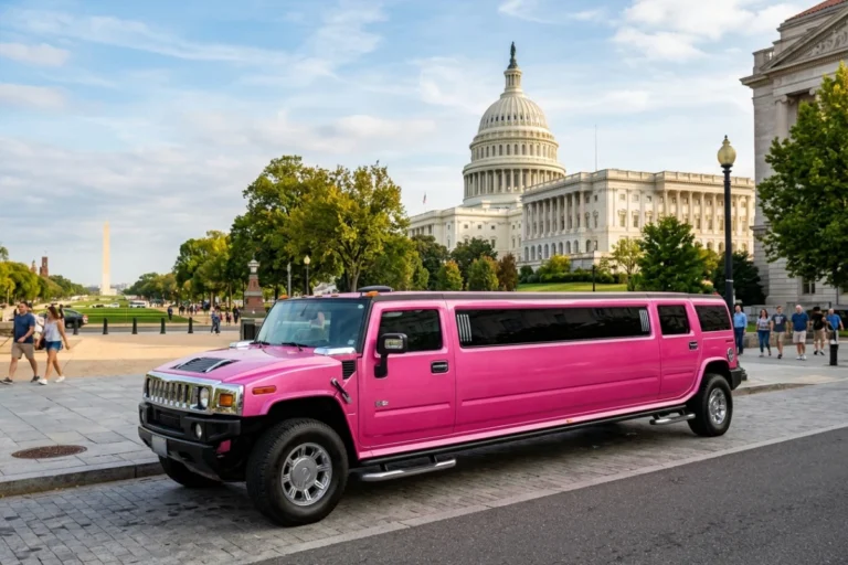 Pink Limo Rental Near Me in DC