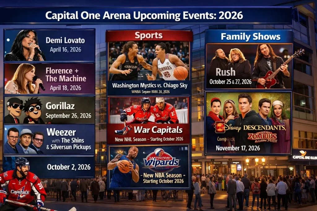 Capital One Arena Upcoming Events