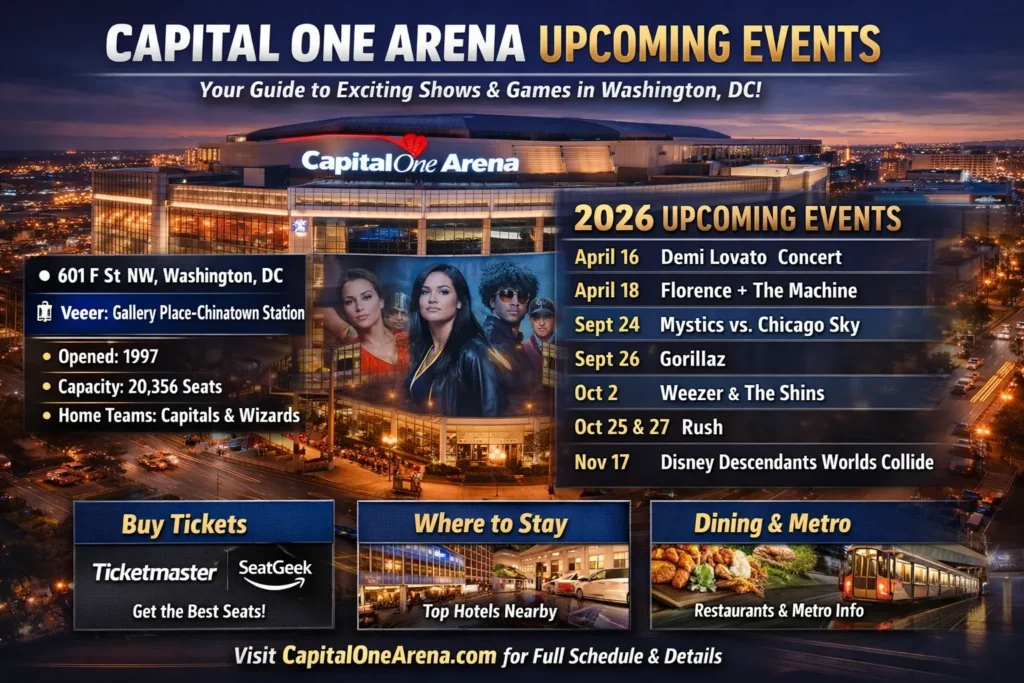 Capital One Arena Upcoming Events