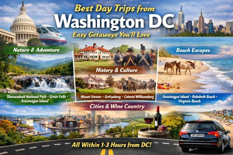 day trips from Washington DC